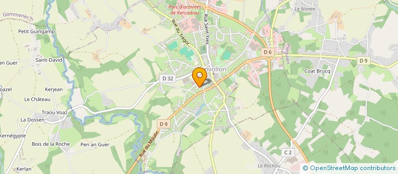 localisation de l'entreprise IMPASSE SAINT VINCENT  LANVOLLON