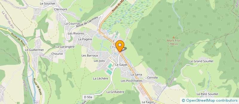 localisation de l'entreprise IMPATIENS  CHIRENS