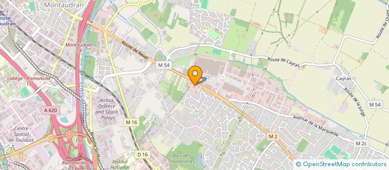 localisation de l'entreprise IMPAUREX  SAINT-ORENS-DE-GAMEVILLE