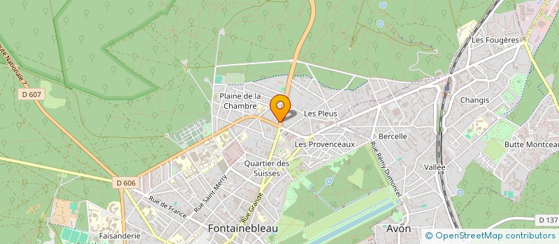 localisation de l'entreprise IMPAVIDUS  FONTAINEBLEAU