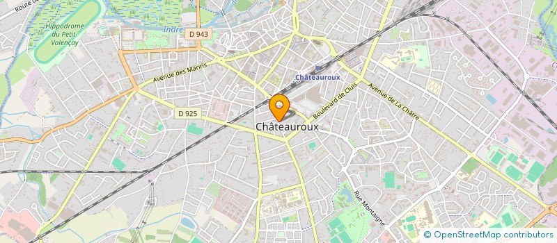 localisation de l'entreprise IMPEC à CHATEAUROUX