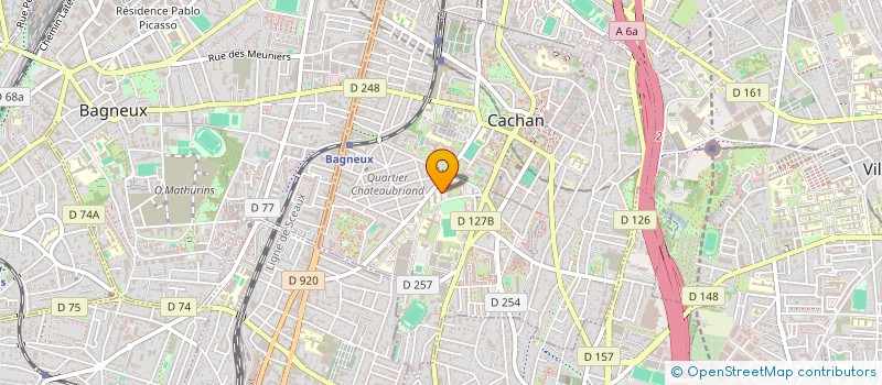 localisation de l'entreprise IMPEC  CACHAN