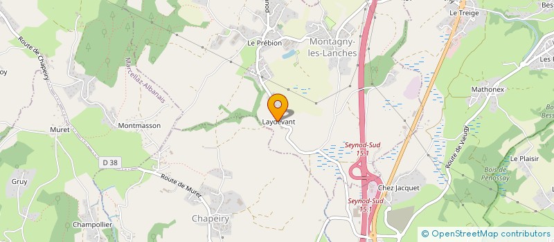 localisation de l'entreprise IMPEC BATIMENT à MONTAGNY-LES-LANCHES