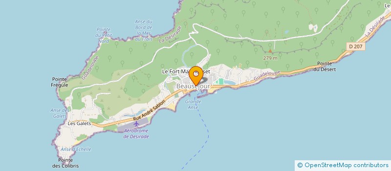 localisation de l'entreprise IMPEC LOCATION à LA DESIRADE