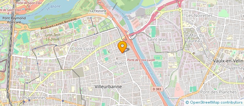 localisation de l'entreprise IMPECOS  VILLEURBANNE