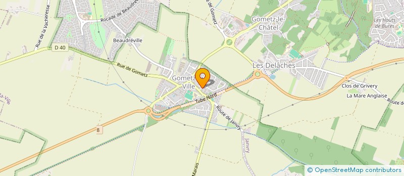 localisation de l'entreprise IMPEDANCE DATAVIB  GOMETZ-LA-VILLE