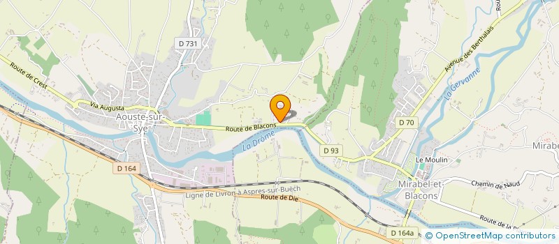 localisation de l'entreprise IMPEK à AOUSTE-SUR-SYE