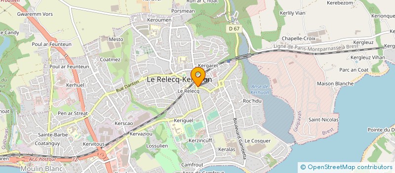 localisation de l'entreprise IMPERATIF à LE RELECQ-KERHUON