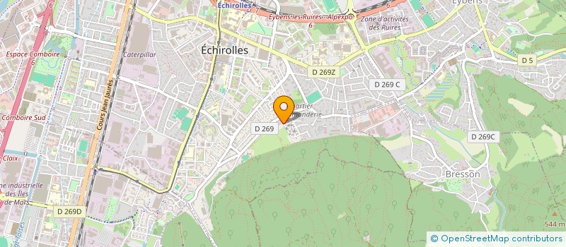 localisation de l'entreprise IMPERATOR à ECHIROLLES