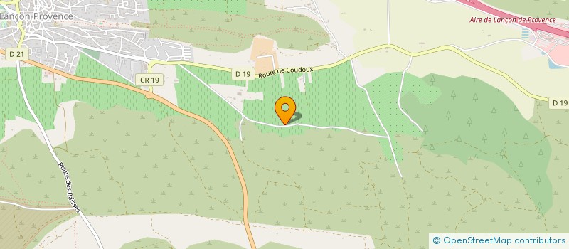 localisation de l'entreprise IMPERATRICE PAYSAGES  LANCON-PROVENCE