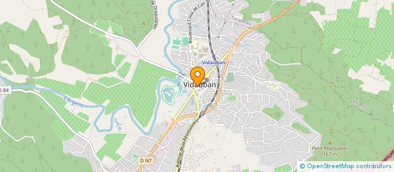 localisation de l'entreprise IMPERIA CHAUSSURES  VIDAUBAN