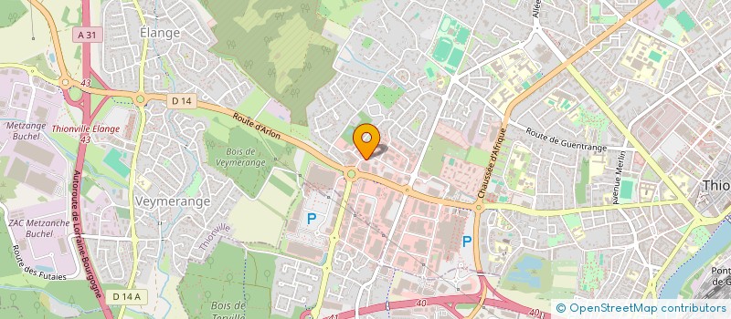 localisation de l'entreprise IMPERIAL  THIONVILLE