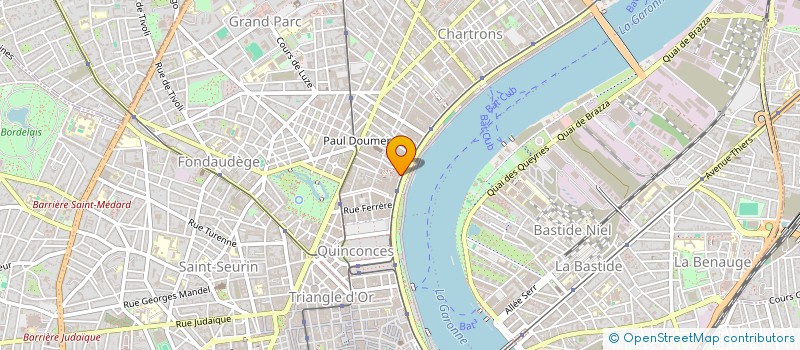 localisation de l'entreprise IMPERIAL CONSULTANTS CONSEIL DIRECT à BORDEAUX