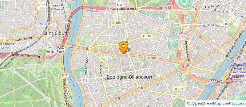 localisation de l'entreprise IMPERIAL CORP à BOULOGNE-BILLANCOURT