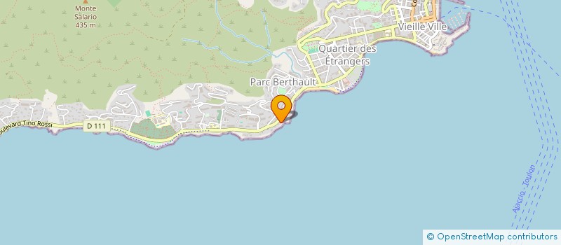localisation de l'entreprise IMPERIAL CROISIERE à AJACCIO