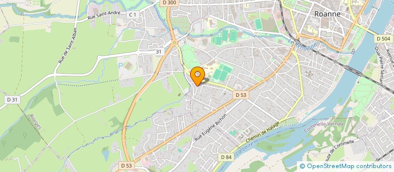 localisation de l'entreprise IMPERIAL CUT  ROANNE