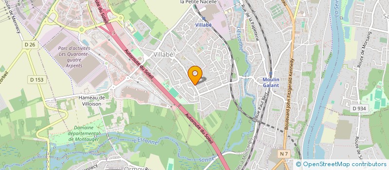 localisation de l'entreprise IMPERIAL DRIVE  VILLABE