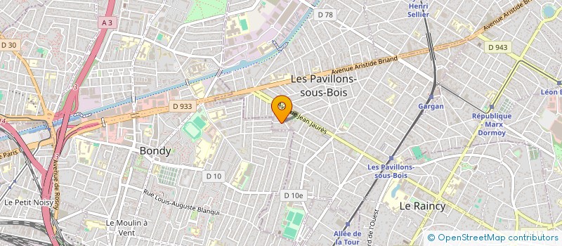 localisation de l'entreprise IMPERIAL ESPACE à LES PAVILLONS-SOUS-BOIS
