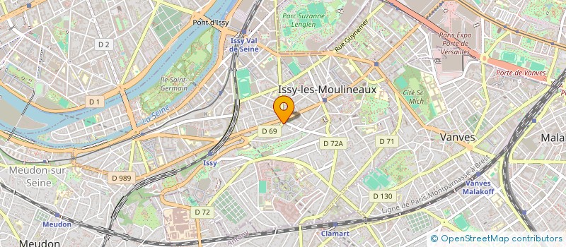 localisation de l'entreprise IMPERIAL EXO 92 à ISSY-LES-MOULINEAUX