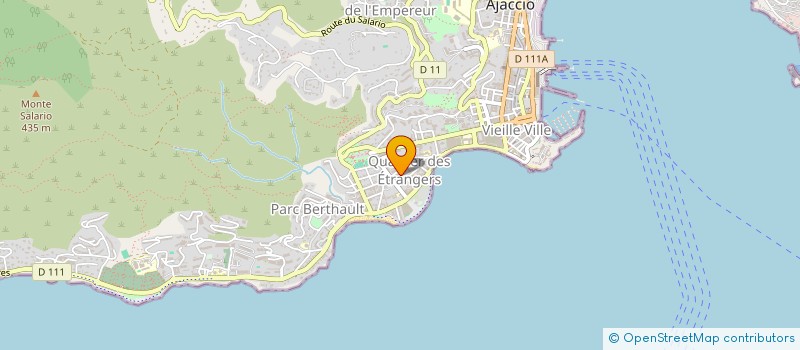 localisation de l'entreprise IMPERIAL RIDING CLUB  AJACCIO