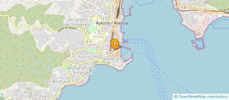localisation de l'entreprise IMPERIALES LOC à AJACCIO