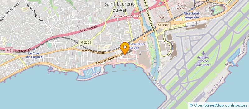 localisation de l'entreprise IMPERIO à SAINT-LAURENT-DU-VAR