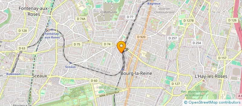 localisation de l'entreprise IMPERIO BTP à BOURG-LA-REINE