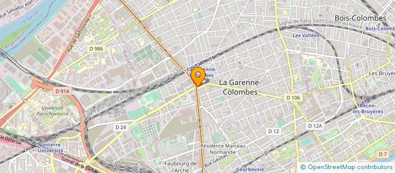 localisation de l'entreprise IMPERIO COURTAGE à LA GARENNE-COLOMBES