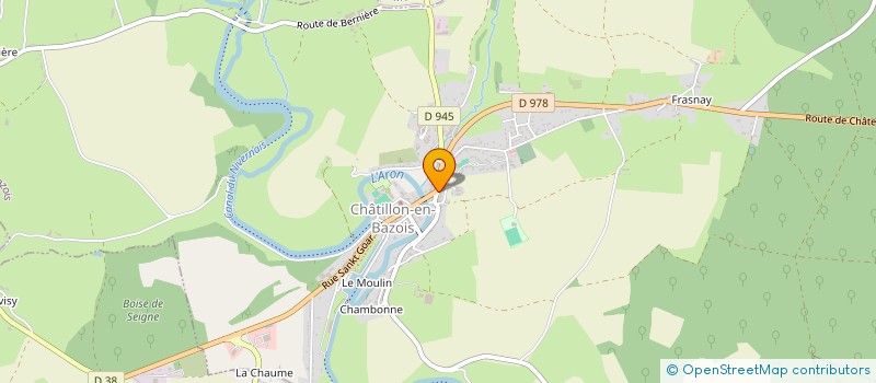 localisation de l'entreprise IMPERIUM 1650  CHATILLON-EN-BAZOIS