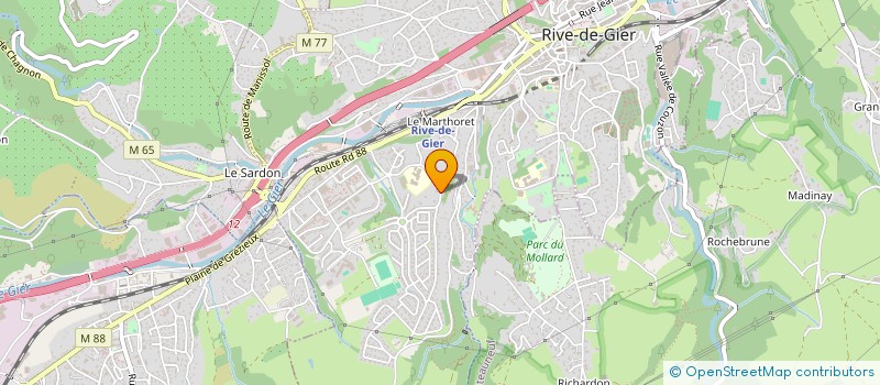 localisation de l'entreprise IMPERIUM HOLDING JPL INVEST  RIVE-DE-GIER