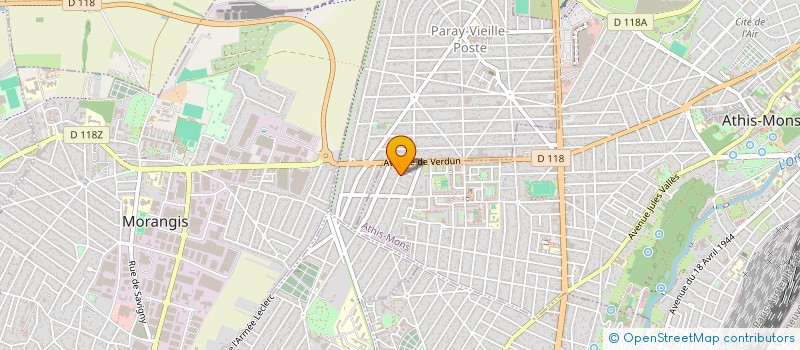 localisation de l'entreprise IMPERIUM INVEST.  ATHIS-MONS