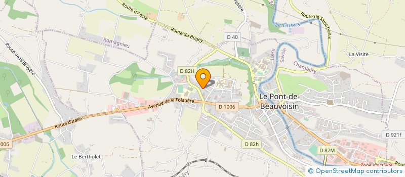 localisation de l'entreprise IMPERLEO  LE PONT-DE-BEAUVOISIN