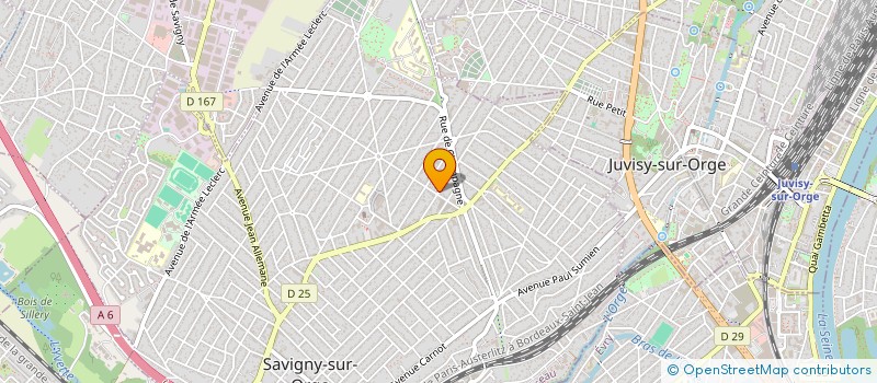 localisation de l'entreprise IMPERMISOL à SAVIGNY-SUR-ORGE