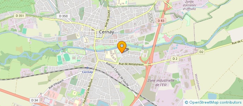 localisation de l'entreprise IMPERO CUSIMANO  CERNAY