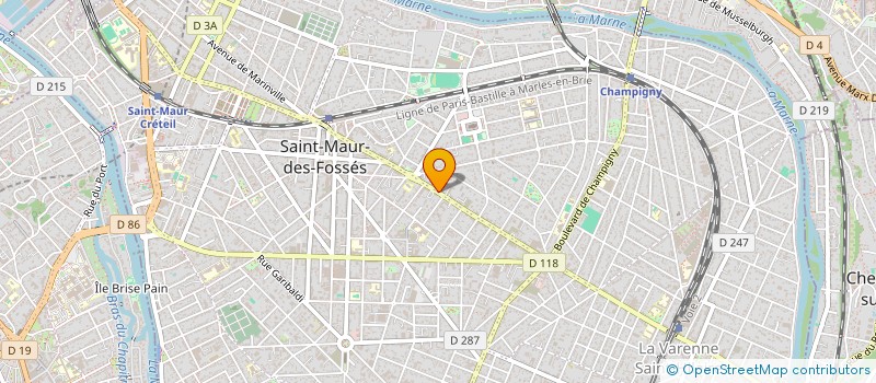 localisation de l'entreprise IMPERTINENTS FILMS à ST MAUR DES FOSSES