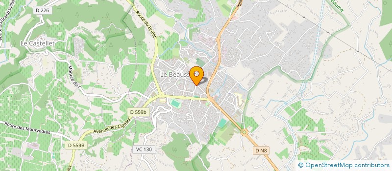 localisation de l'entreprise IMPERVIUS SERVICES  LE BEAUSSET