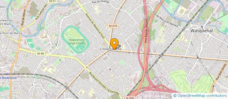 localisation de l'entreprise IMPETI LAND à MARCQ-EN-BARŒUL