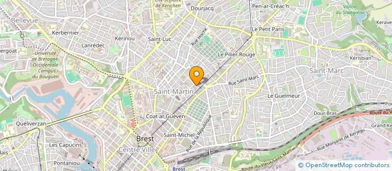 localisation de l'entreprise IMPEX 29 à BREST