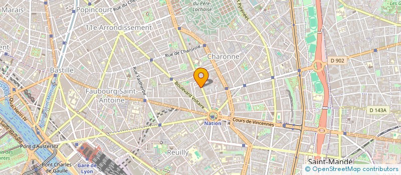 localisation de l'entreprise IMPEX  PARIS