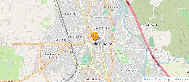 localisation de l'entreprise IMPEX à SALON-DE-PROVENCE
