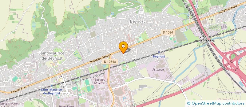 localisation de l'entreprise IMPEX 69 à BEYNOST