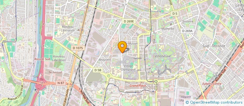 localisation de l'entreprise IMPEX DISTRIBUTION à GRENOBLE