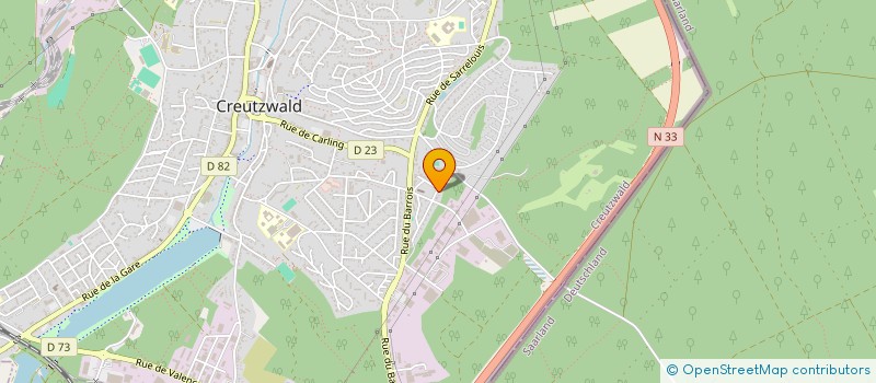 localisation de l'entreprise IMPEX FRANCE à CREUTZWALD