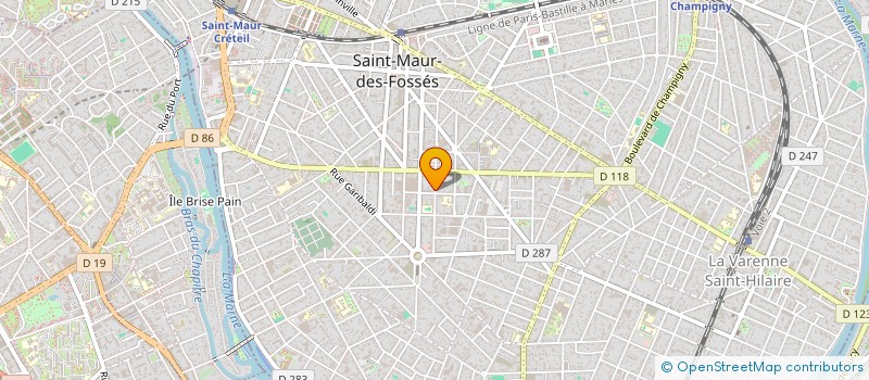 localisation de l'entreprise IMPEX INTERNATIONAL à SAINT-MAUR-DES-FOSSES