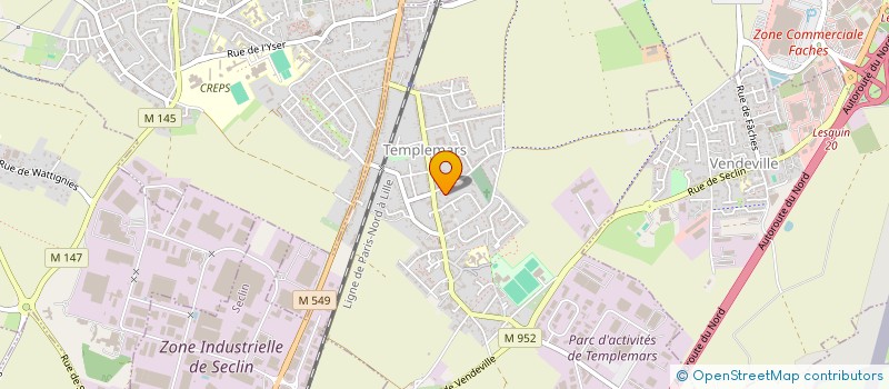 localisation de l'entreprise IMPEX SERVICE à VENDEVILLE