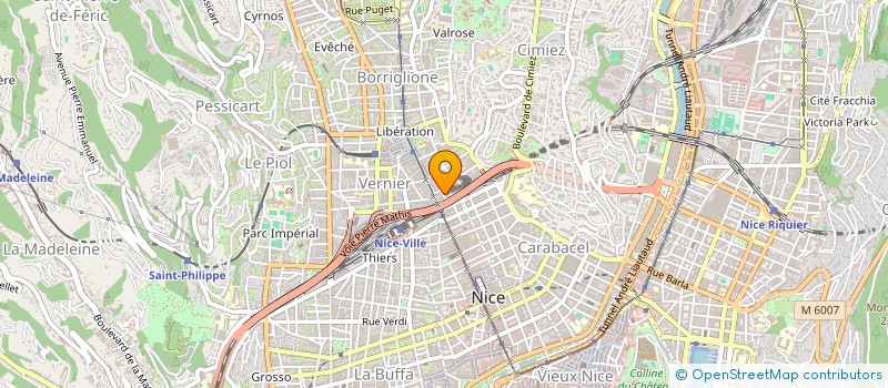 localisation de l'entreprise IMPEXARM à NICE