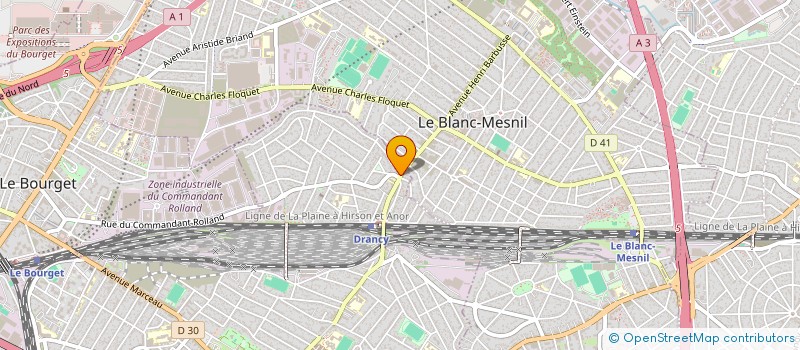 localisation de l'entreprise IMPEXBAT à DRANCY