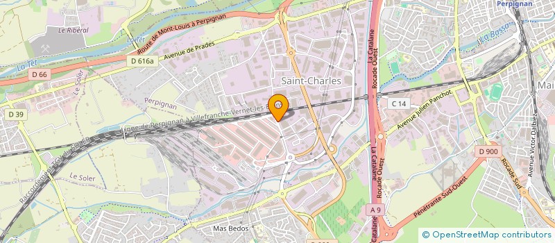 localisation de l'entreprise IMPEXFRUIT-FRANCE  PERPIGNAN