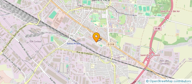 localisation de l'entreprise IMPEXPORT  SAINT-PRIEST