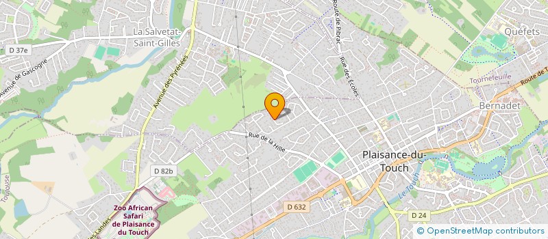 localisation de l'entreprise IMPLAN  PLAISANCE-DU-TOUCH